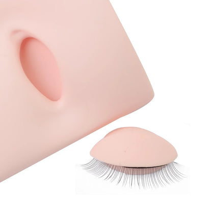 Luxury High Quality Soft Touch Eyelash Extensions Practice Mannequin FACE WITH REMOVABLE EYES